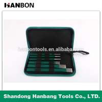 Professional 6pcs canvas bag chisel punch set