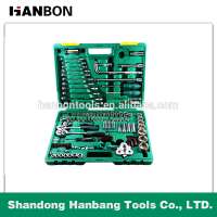 123Pcs 1/4"Dr. 3/8"Dr. 1/2Dr. Professional Socket Wrench Set