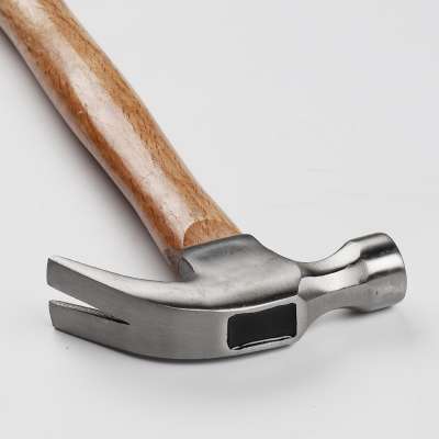 Hot Sales Customized carbon steel Type wooden Handles claw hammer