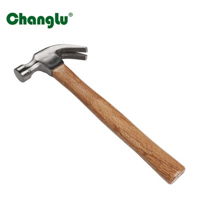 Professional Maker Factory 16oz Wooden Handle mini claw hammer hand tools